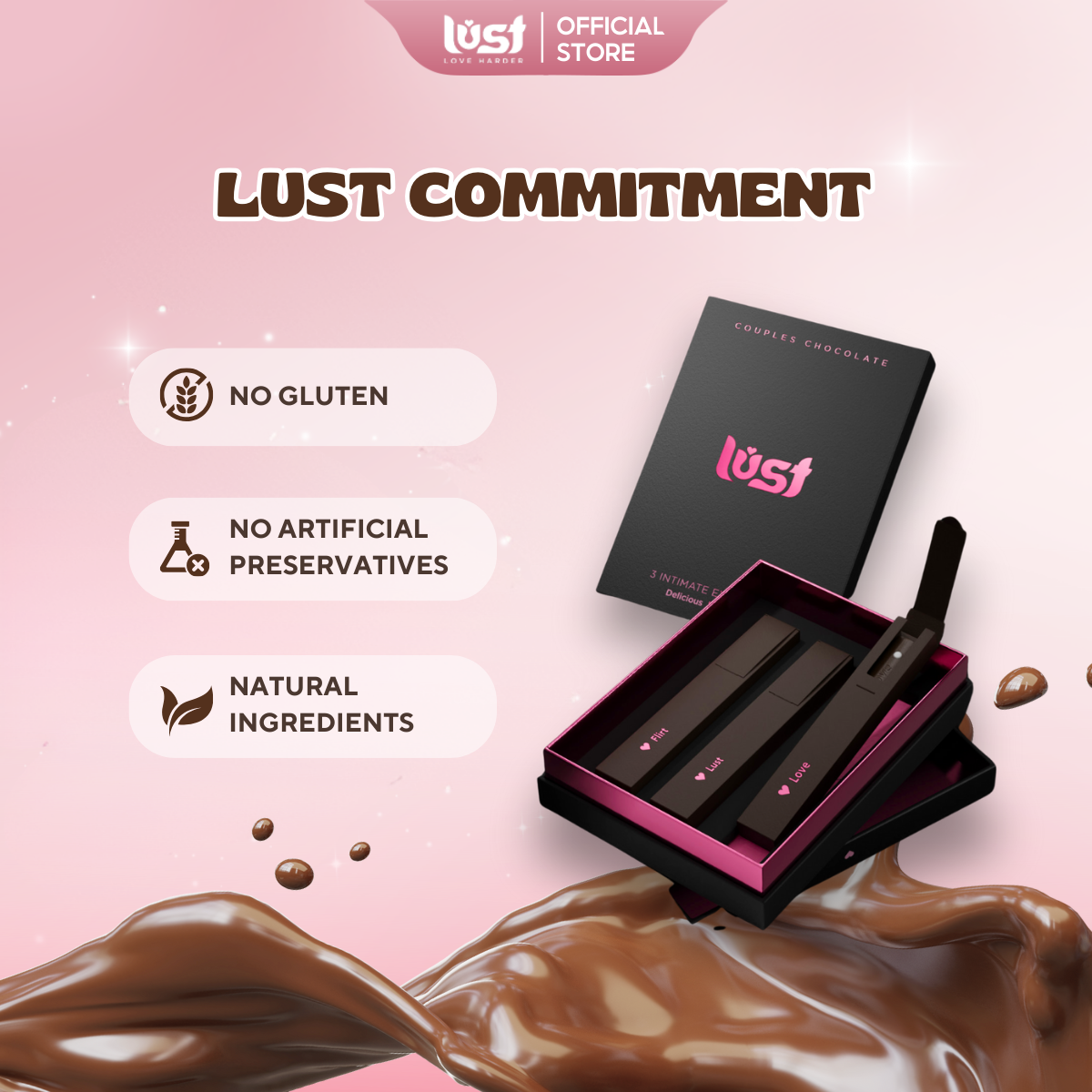 Lust Chocolate - For Honeymoon Heat, Anytime