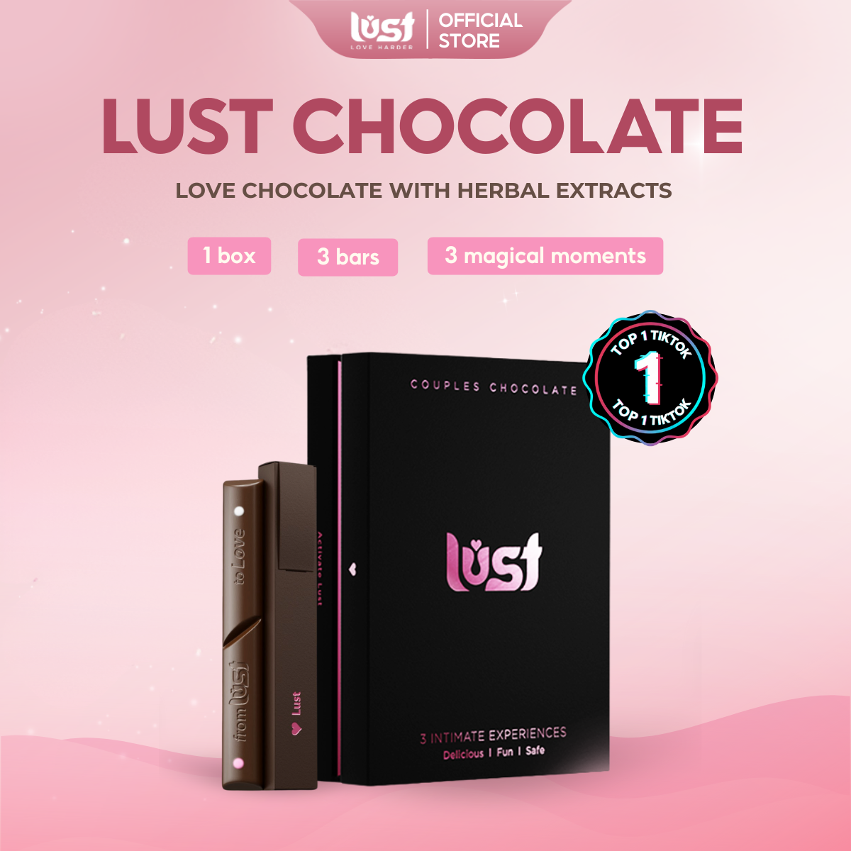 Lust Chocolate - For Honeymoon Heat, Anytime